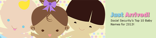 Illustration for article titled Top 10 Baby Names of 2013